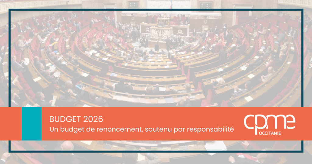 Communiqué de presse Budget 2026 CPME Occitanie
