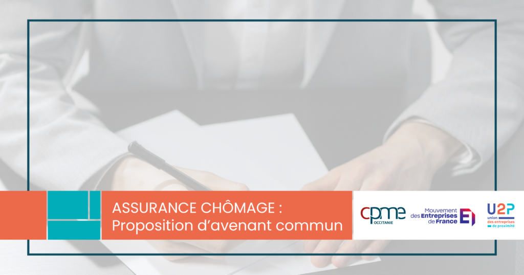 Communiqué de presse commun : proposition d'avenant à l'assurance chômage