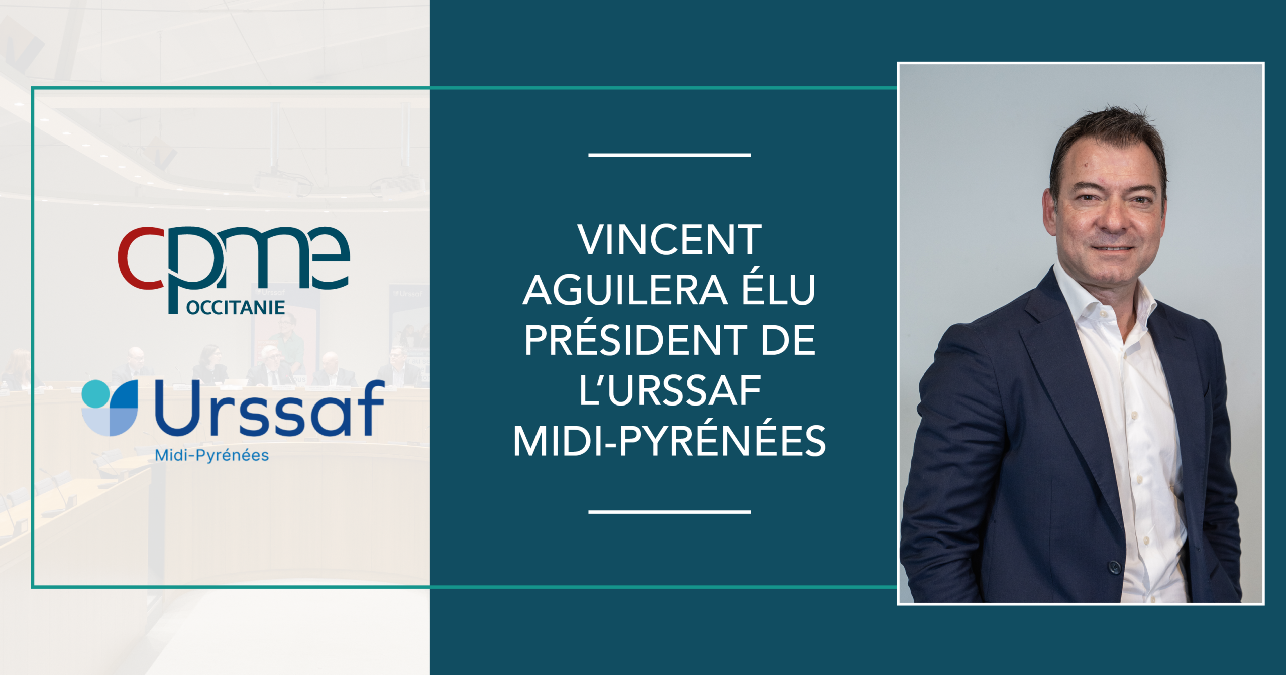 Lire la suite à propos de l’article Vincent Aguilera Président Urssaf MP